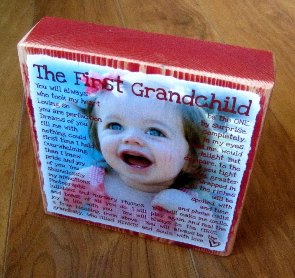 Best ideas about First Grandchild Gift Ideas
. Save or Pin First Grandchild Poem for GRANDMA PERSONALIZED r Now.