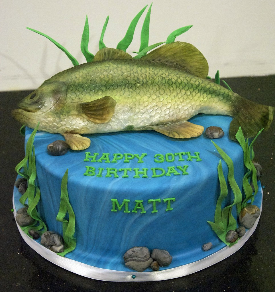 Best ideas about Fish Birthday Cake
. Save or Pin 15 Fishing or Hunting Themed Cakes to Help Celebrate in Style Now.