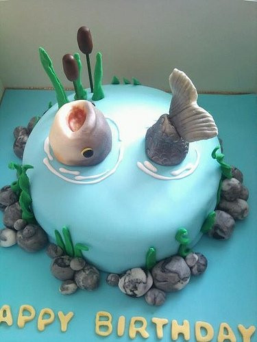 Best ideas about Fishing Birthday Cake
. Save or Pin Fish Birthday Cakes Via s Your Homemade Now.