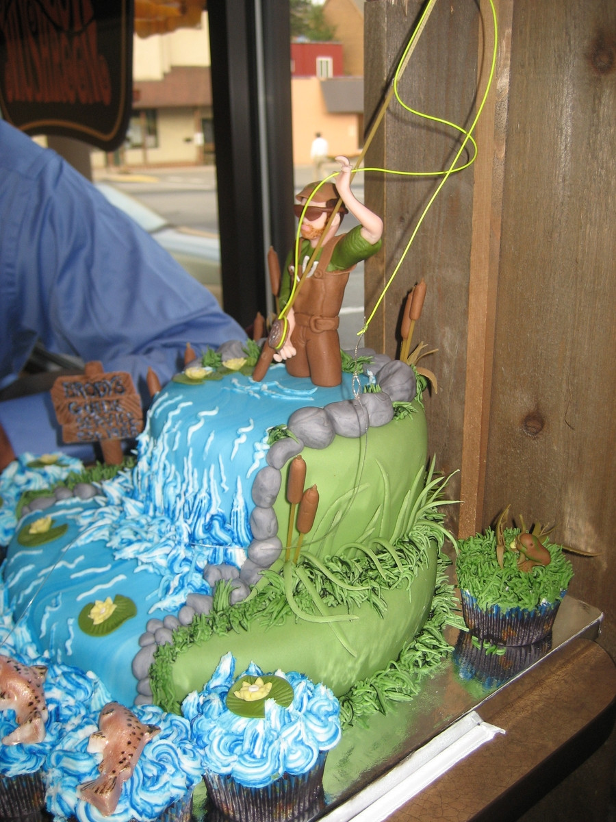 Best ideas about Fishing Birthday Cake
. Save or Pin Fly Fishing Birthday Cake CakeCentral Now.