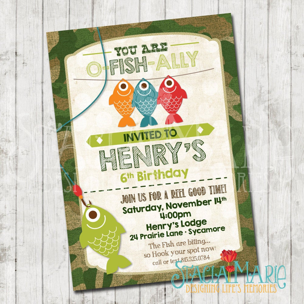 Best ideas about Fishing Birthday Invitations
. Save or Pin Boys Fishing Birthday Invitation Now.