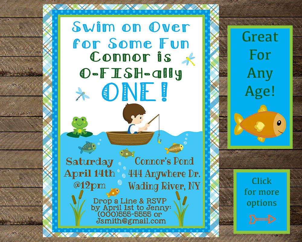 Best ideas about Fishing Birthday Invitations
. Save or Pin Boy s birthday fishing invite fishing invitation fishing Now.