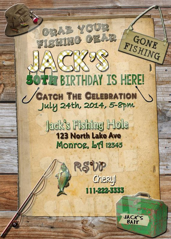 Best ideas about Fishing Birthday Invitations
. Save or Pin Printable FISHING BIRTHDAY INVITATION by Now.