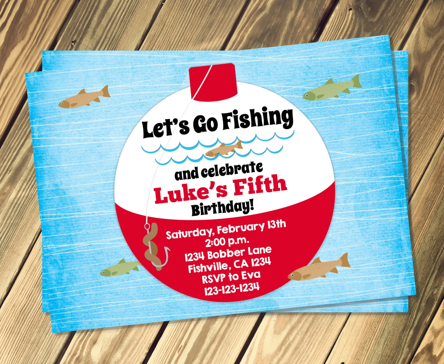 Best ideas about Fishing Birthday Invitations
. Save or Pin Fishing Bobber Birthday Invitation Print Your Own Now.