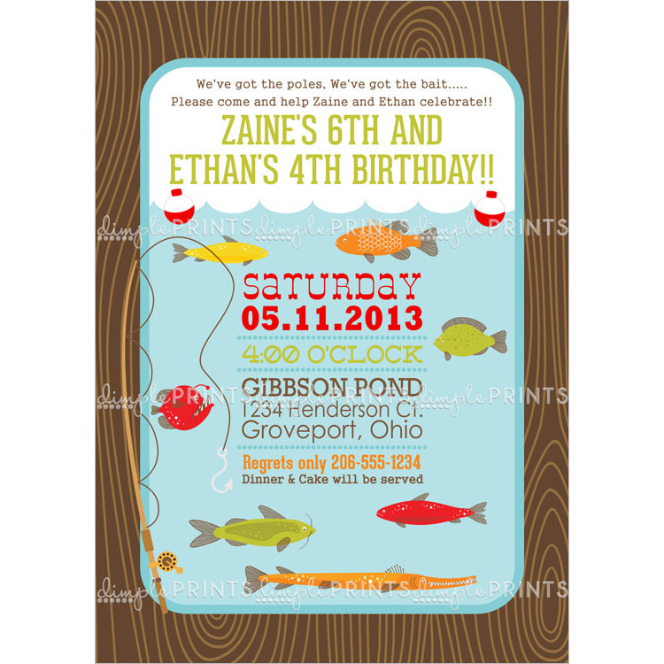 Best ideas about Fishing Birthday Invitations
. Save or Pin Fishing Printable Birthday Party Invitation Dimple Now.