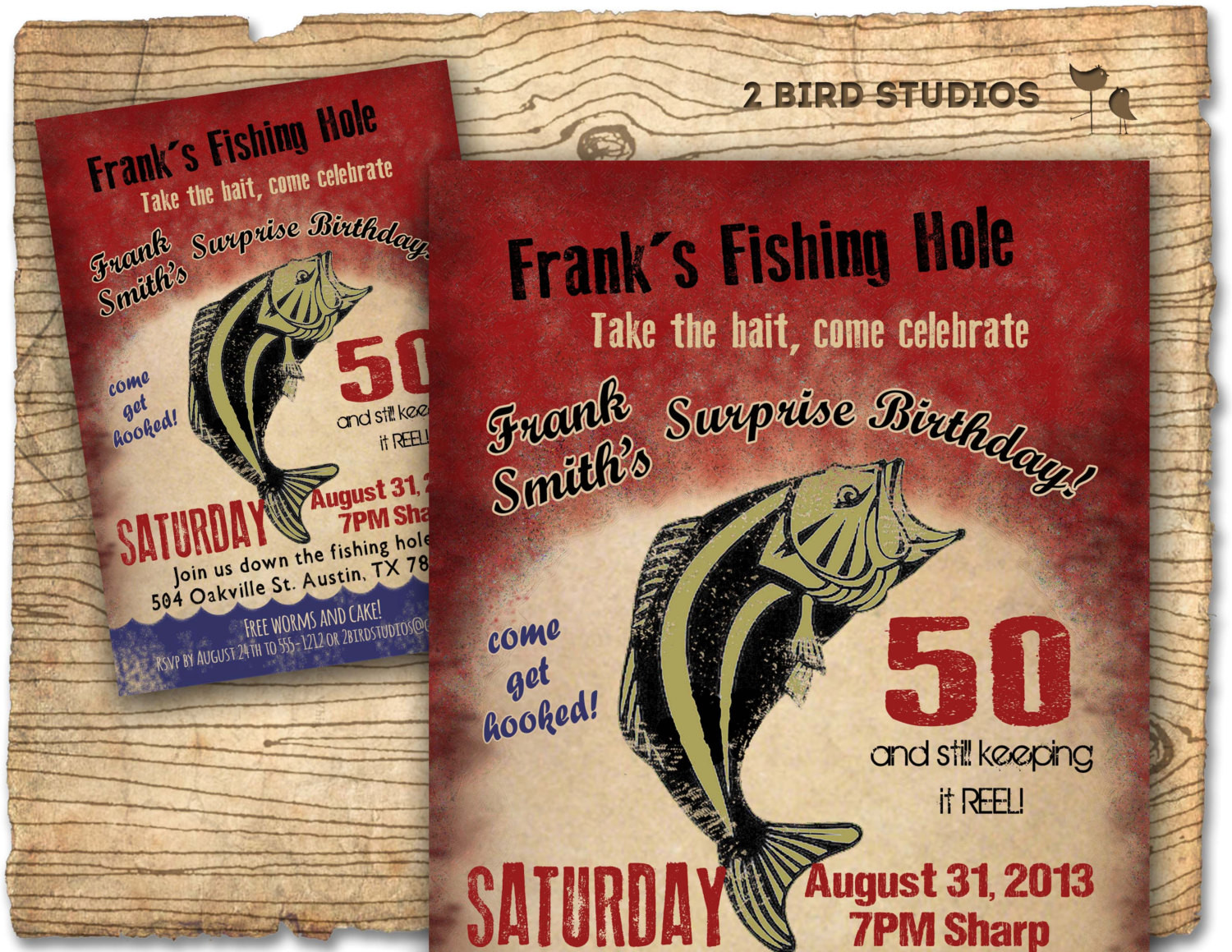 Best ideas about Fishing Birthday Invitations
. Save or Pin Fishing Birthday Party Invitation invite 30th 40th 50th Now.