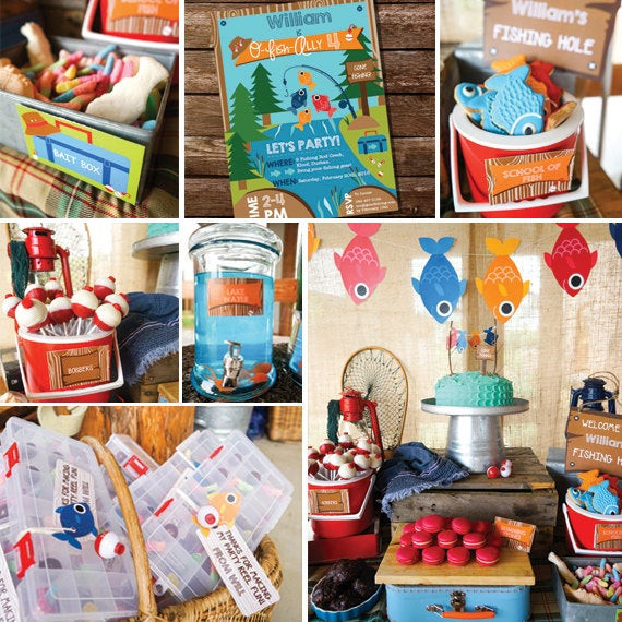 Best ideas about Fishing Birthday Party Supplies
. Save or Pin Fishing Party Decorations Boys Fishing Birthday Party Decor Now.