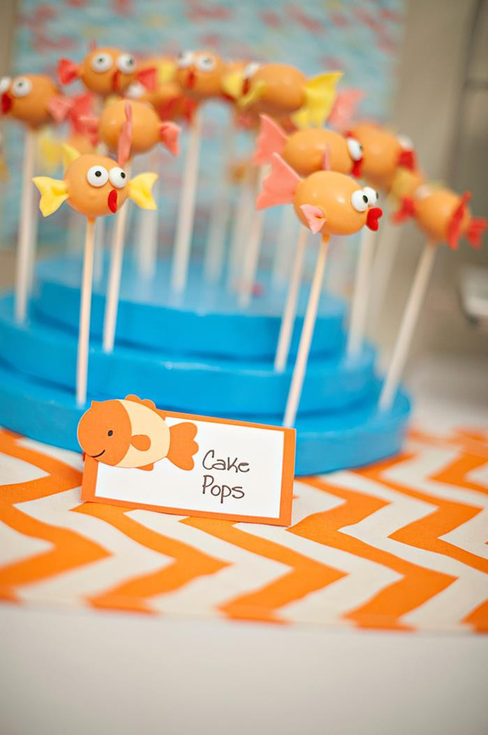 Best ideas about Fishing Birthday Party Supplies
. Save or Pin Kara s Party Ideas Goldfish Fishing 1st Birthday Party Now.