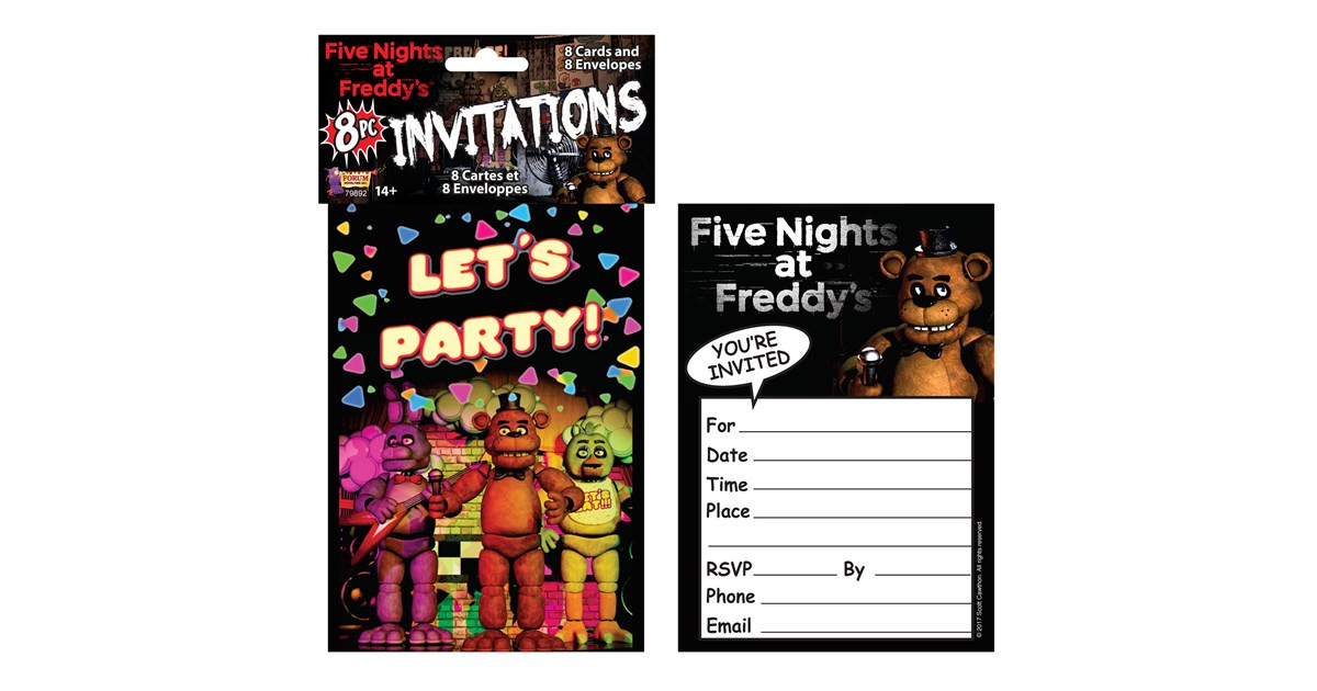 Best ideas about Five Nights At Freddy's Birthday Invitations
. Save or Pin Five Nights at Freddy s Invitations 8 Now.