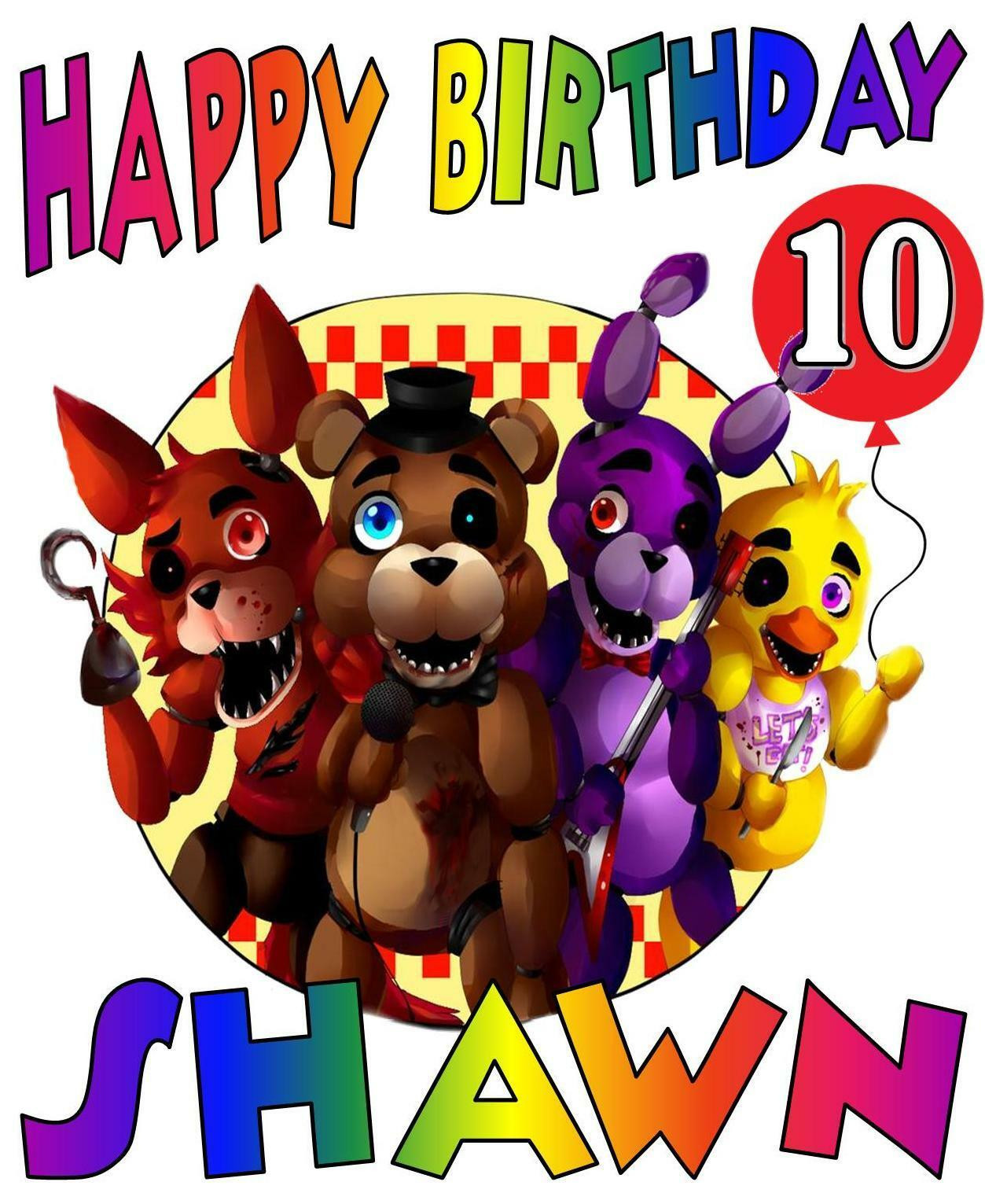 Best ideas about Five Nights At Freddy's Birthday Invitations
. Save or Pin FIVE NIGHTS AT FREDDY S BIRTHDAY Party T SHIRT Now.