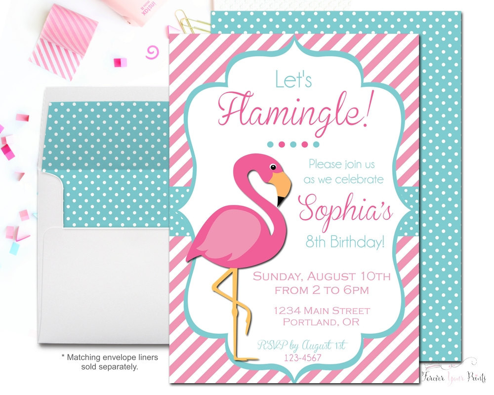 Best ideas about Flamingo Birthday Invitations
. Save or Pin Flamingo Birthday Invitation Flamingo Party Invitation Now.