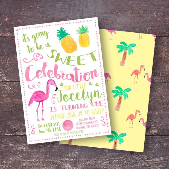 Best ideas about Flamingo Birthday Invitations
. Save or Pin Pineapple Invitation Flamingo Invitation Tropical Party Now.