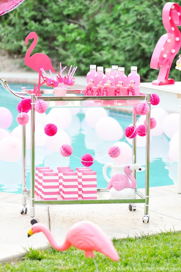 Best ideas about Flamingo Birthday Party
. Save or Pin Kara s Party Ideas Flamingo Pool Art Summer Birthday Now.