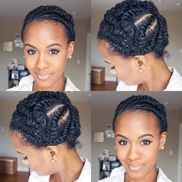 Best ideas about Flat Twist Updo Hairstyles
. Save or Pin 21 Gorgeous Flat Twist Hairstyles Now.