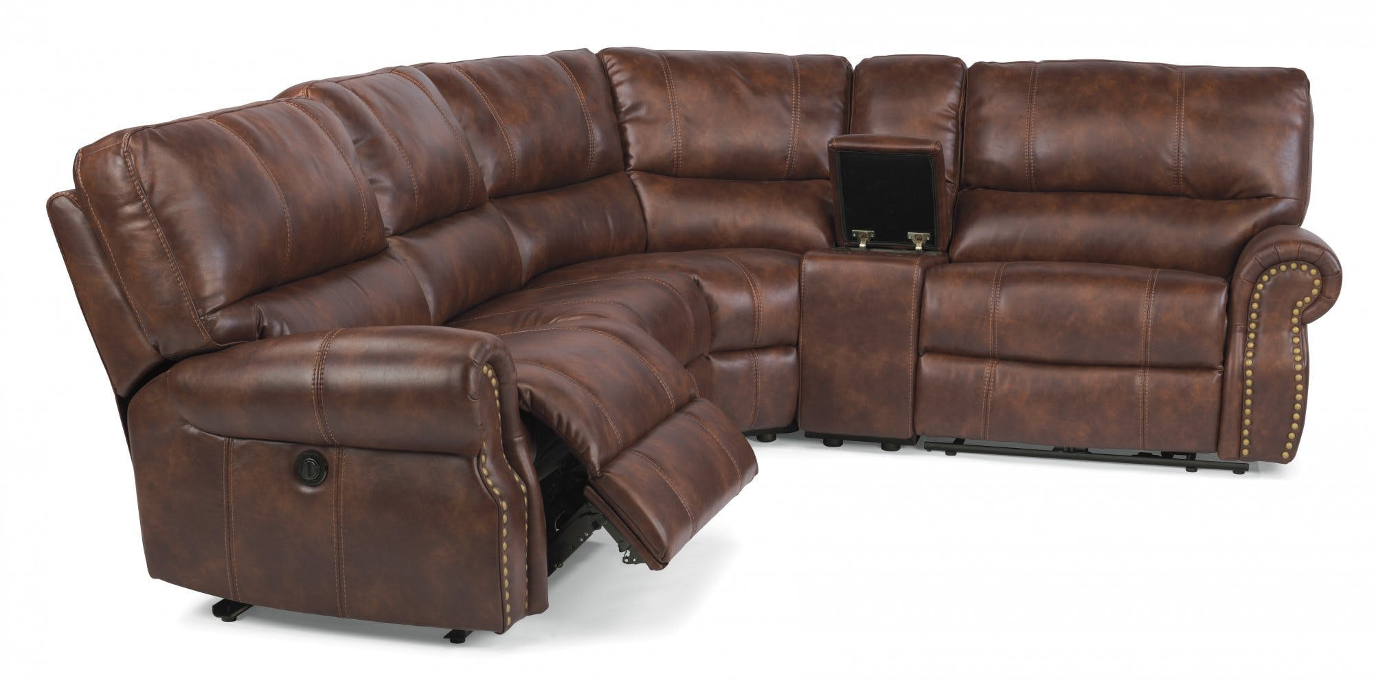 Best ideas about Flex Steel Sectional Sofa
. Save or Pin Flexsteel Living Room Fabric Power Reclining Sectional Now.