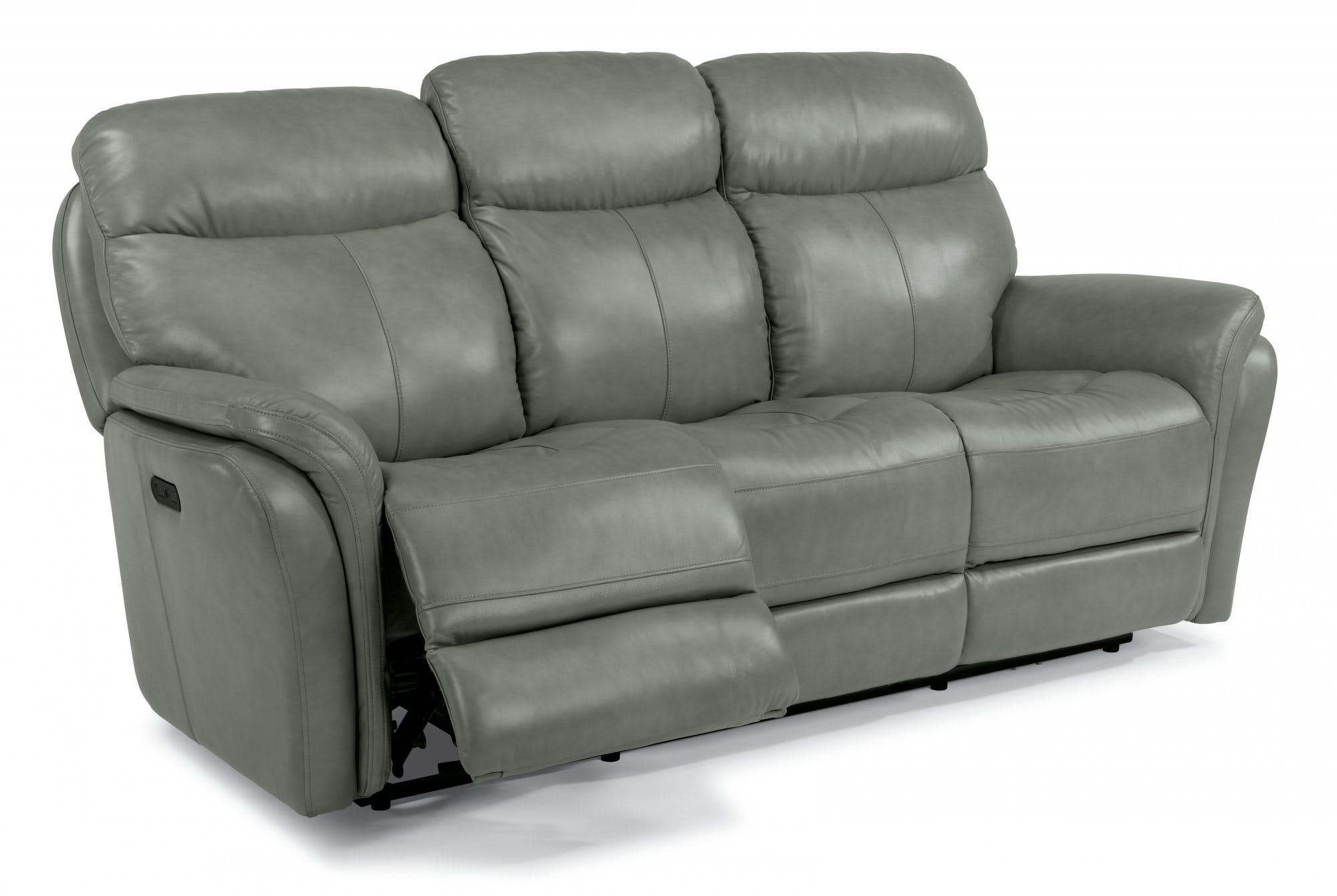 Best ideas about Flexsteel Leather Reclining Sofa
. Save or Pin Flexsteel Living Room Leather Power Reclining Sofa With Now.