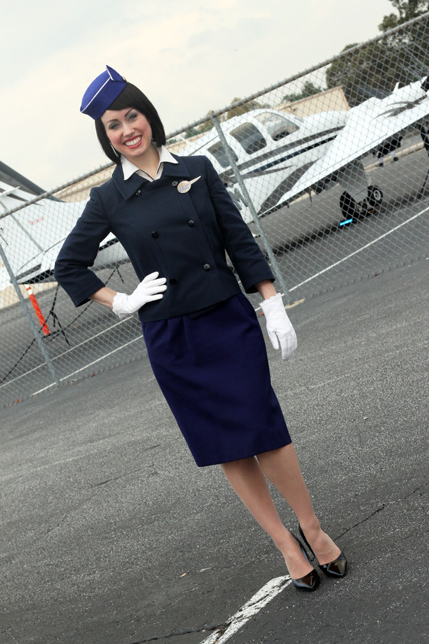 Best Flight Attendant Costume DIY from The Dapper Bun DIY Style How To Make...