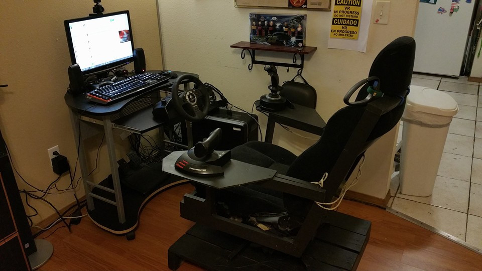 Best ideas about Flight Sim Chair DIY
. Save or Pin Building a DIY Flight Driving Sim Pit on a Bud – VRSpies Now.