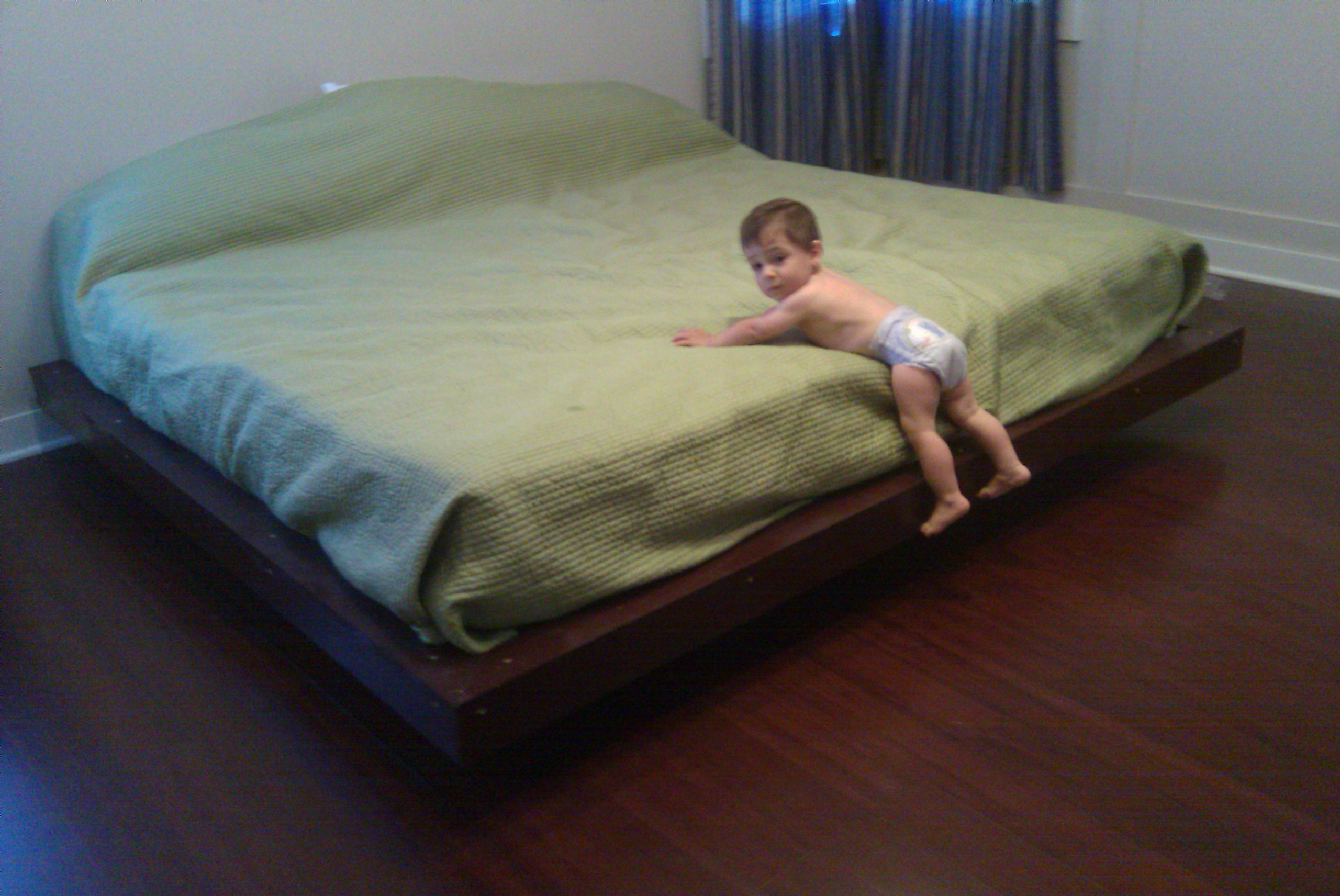 Best ideas about Floating Bed Frame DIY
. Save or Pin $25 Floating King Platform Bed – Dave and Kelly Davis Now.
