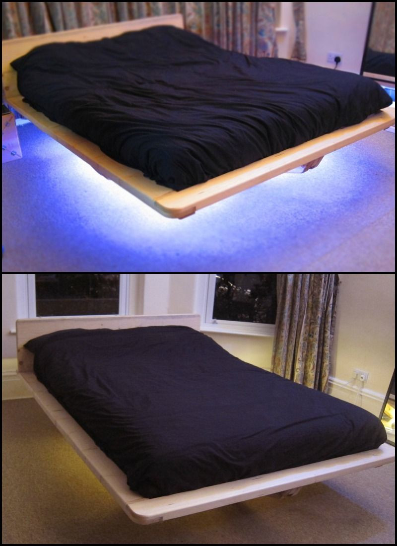 Best ideas about Floating Bed Frame DIY
. Save or Pin Build your own floating bed DIY for All Now.