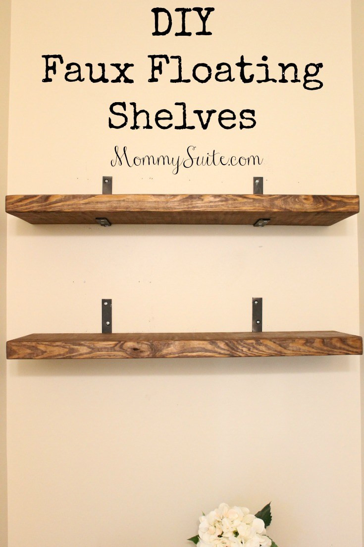 Best ideas about Floating Shelf DIY
. Save or Pin DIY Faux Floating Shelves Mommy Suite Now.
