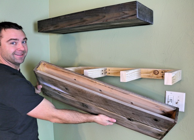 Best ideas about Floating Shelf DIY
. Save or Pin DIY Wood Floating Shelf How To Make e Now.