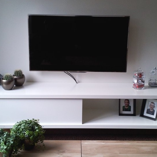 Best ideas about Floating Tv Stand DIY
. Save or Pin DIY furniture plan for floating design TV cabinet Arturo Now.