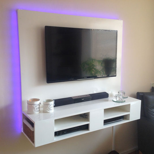 Best ideas about Floating Tv Stand DIY
. Save or Pin DIY Floating TV stand cabinet unit Penelope furniture plan Now.