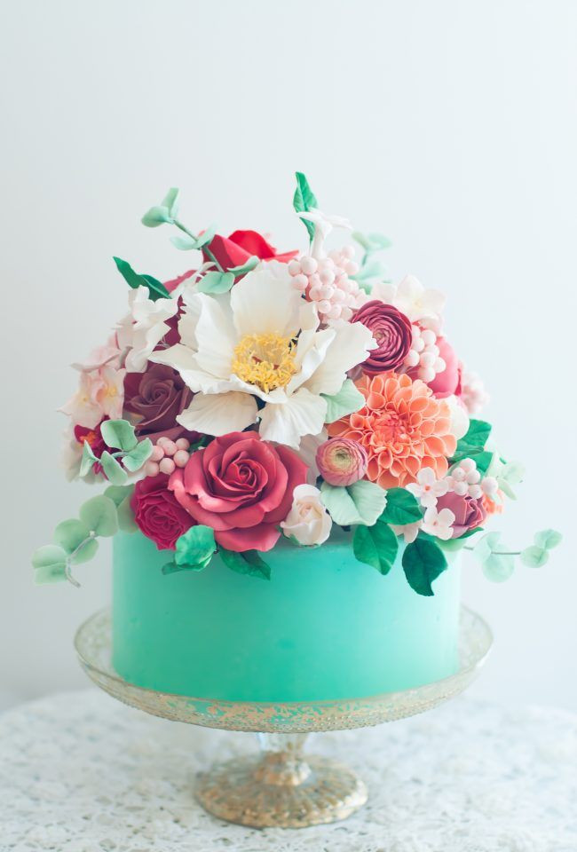 Best ideas about Floral Birthday Cake
. Save or Pin 25 Best Ideas about Cake With Flowers on Pinterest Now.