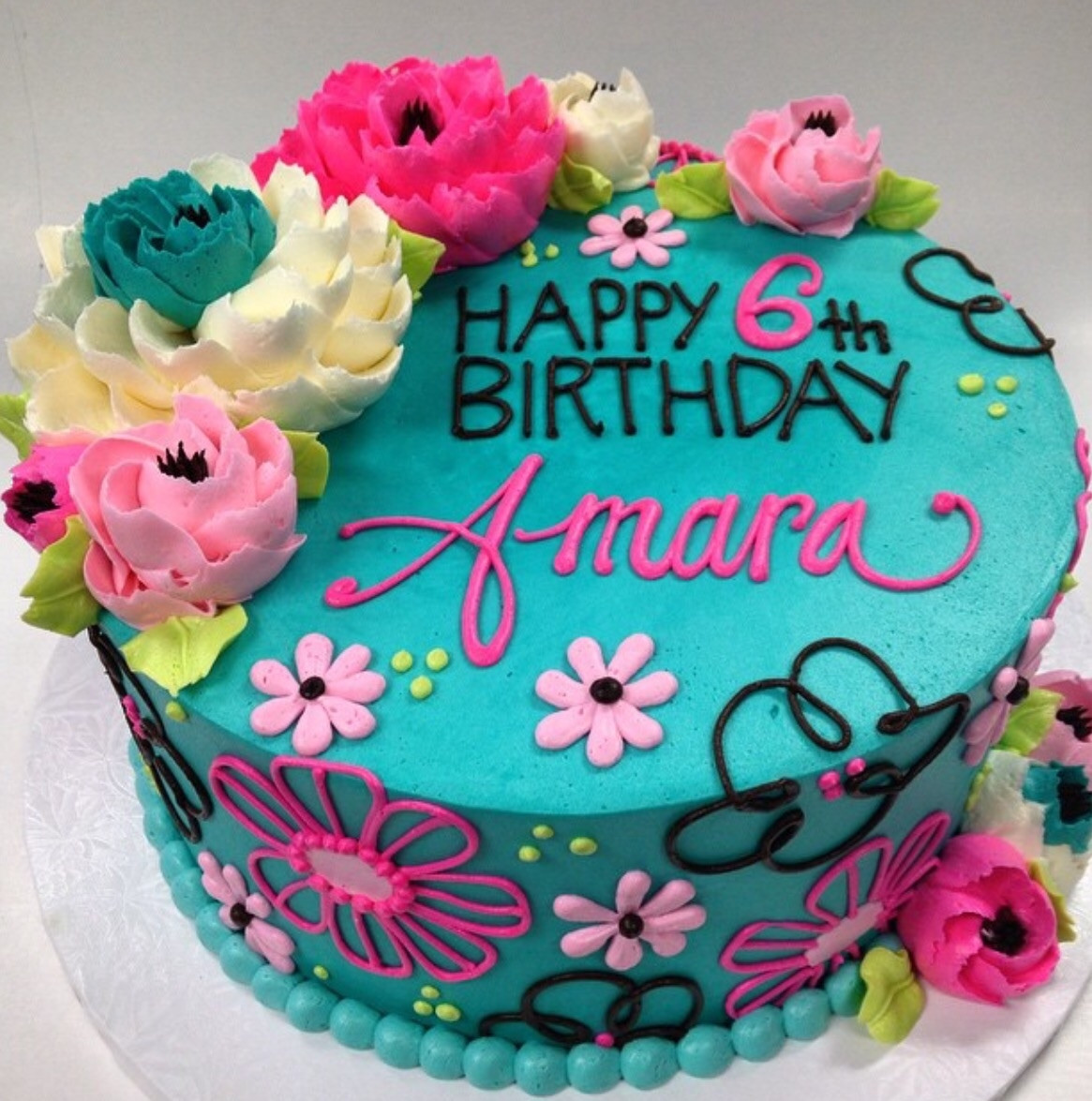 Best ideas about Floral Birthday Cake
. Save or Pin White Flower Cake Shoppe Signature Buttercream Flowers Now.