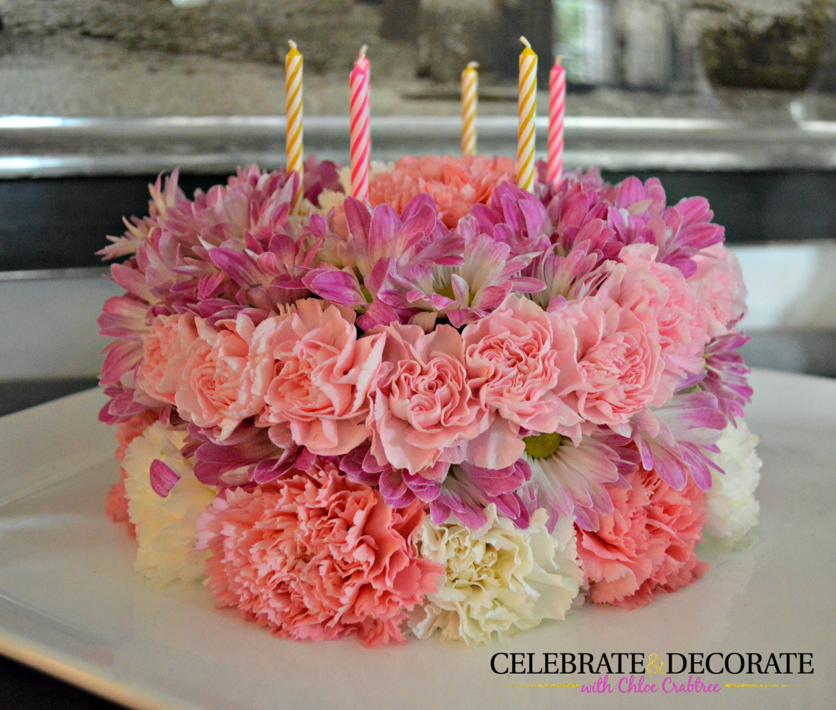 Best ideas about Flower Birthday Cake
. Save or Pin How to Make a Floral Birthday Cake Celebrate & Decorate Now.