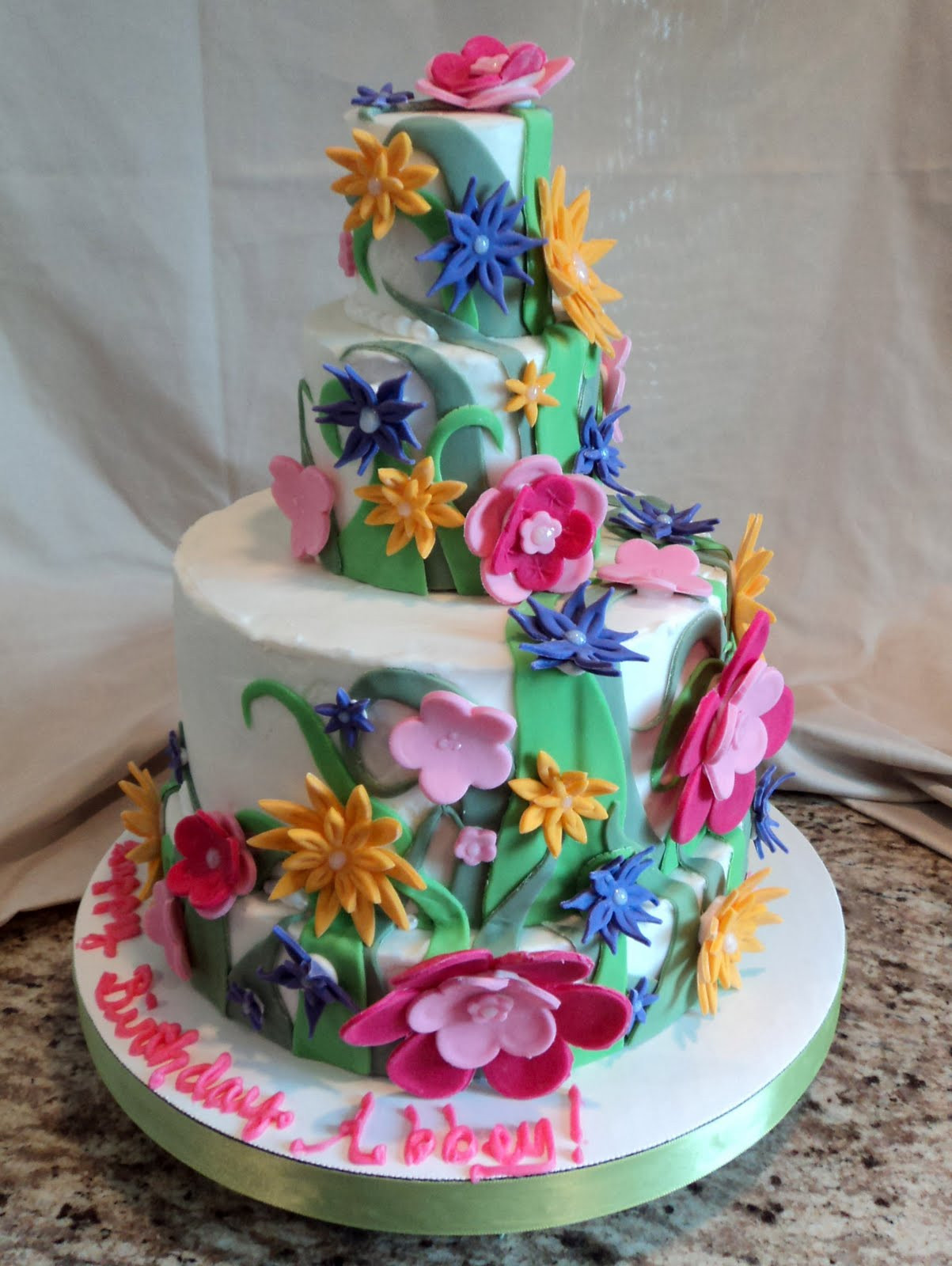 Best ideas about Flower Birthday Cake
. Save or Pin Delectable Cakes Flower Birthday Cake Now.