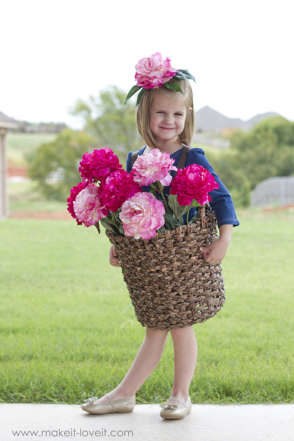 Best ideas about Flower Costume DIY
. Save or Pin DIY Flower Basket Costume Now.