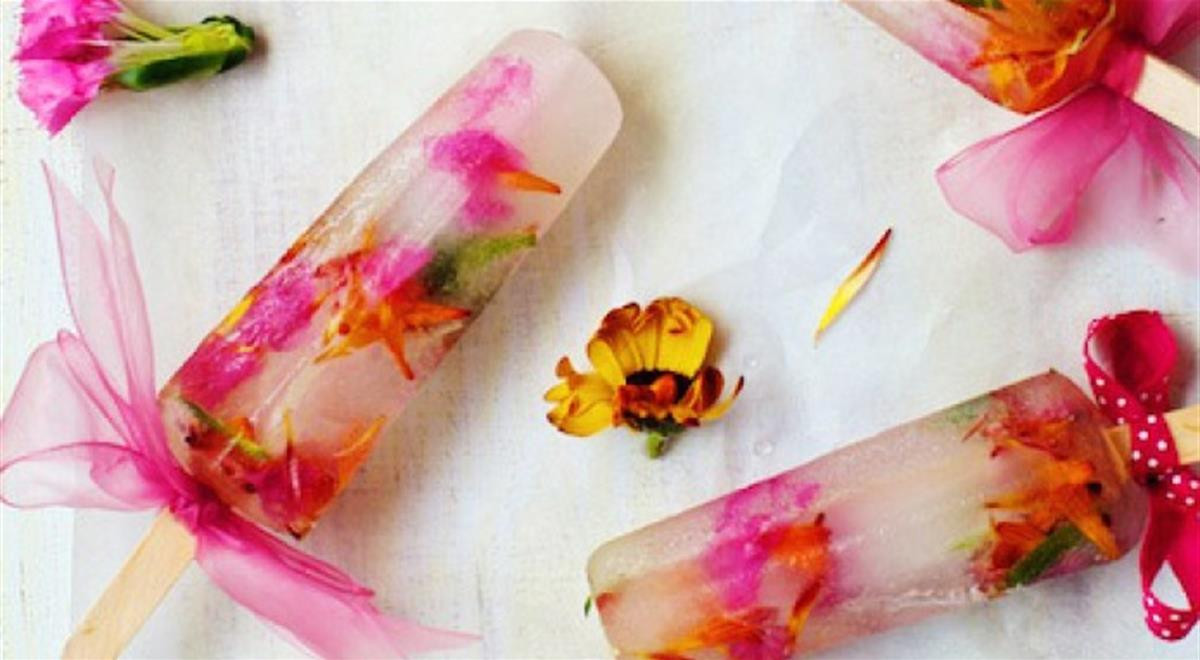 Best ideas about Flower Food DIY
. Save or Pin Edible Flowers DIY Edible Flower Ice Pops Now.