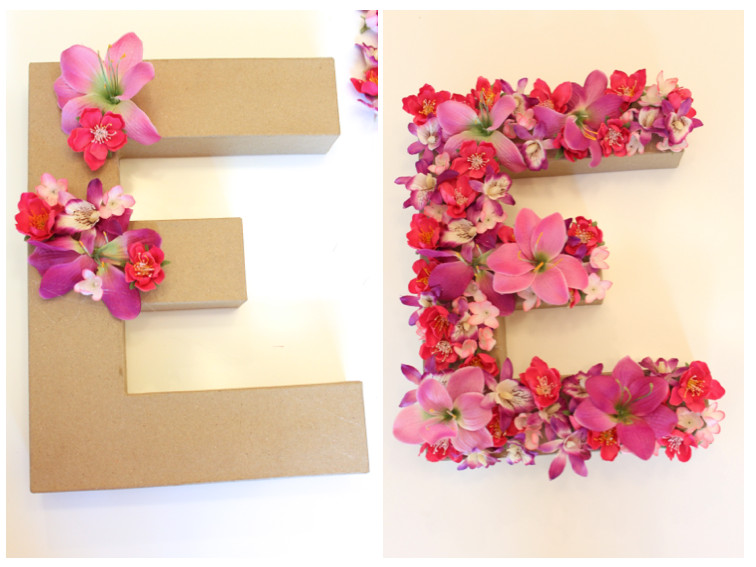 Best ideas about Flower Letters DIY
. Save or Pin $5 00 DIY FLORAL LETTER Now.