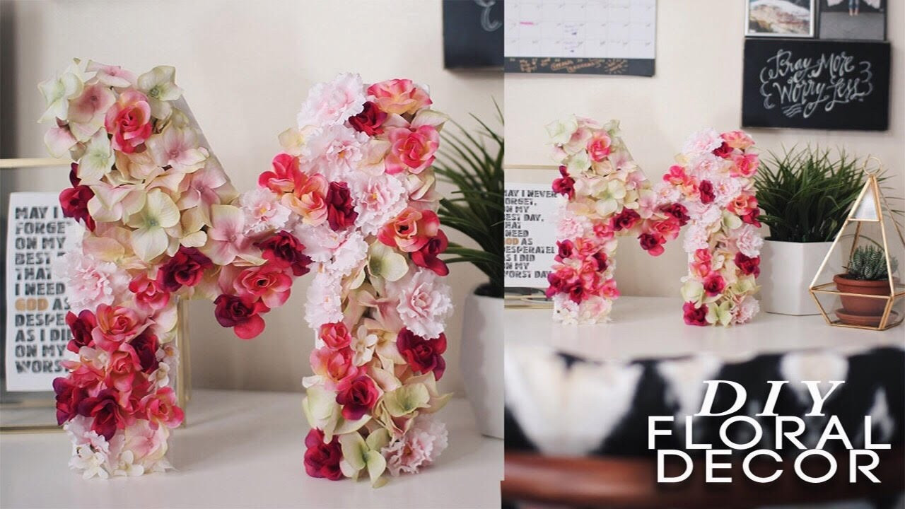 Best ideas about Flower Letters DIY
. Save or Pin DIY Floral Letter Super EASY & CHEAP Now.