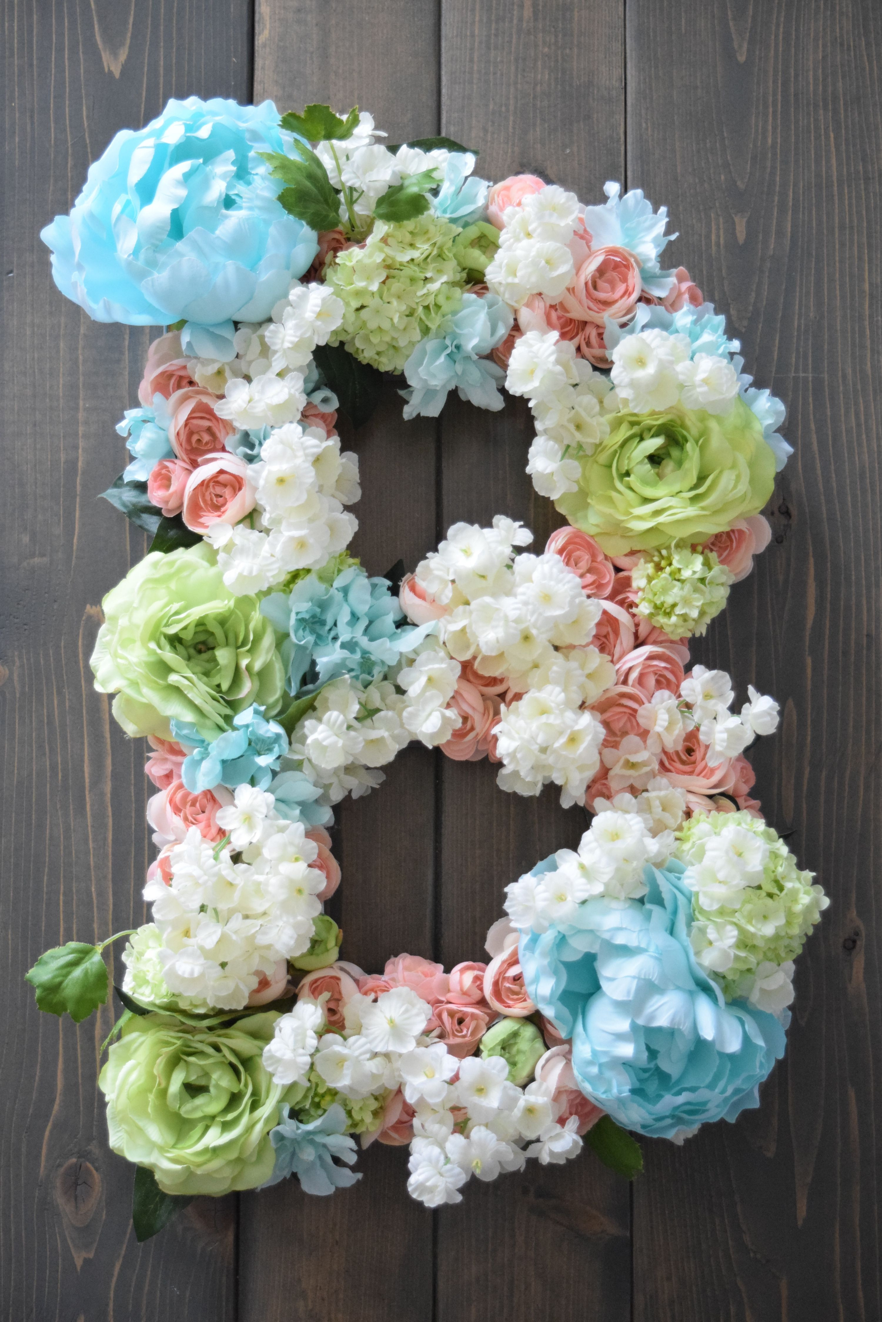 Best ideas about Flower Letters DIY
. Save or Pin Bailey Begonia on Etsy large flower letter large flower Now.