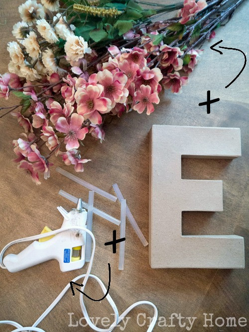 Best ideas about Flower Letters DIY
. Save or Pin DIY Faux Floral Monogram Letter Now.