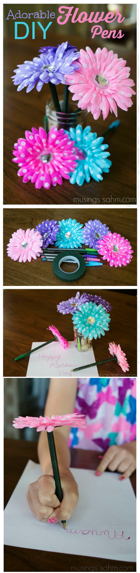 Best ideas about Flower Pens DIY
. Save or Pin Adorable DIY Flower Pens Living Well Mom Now.