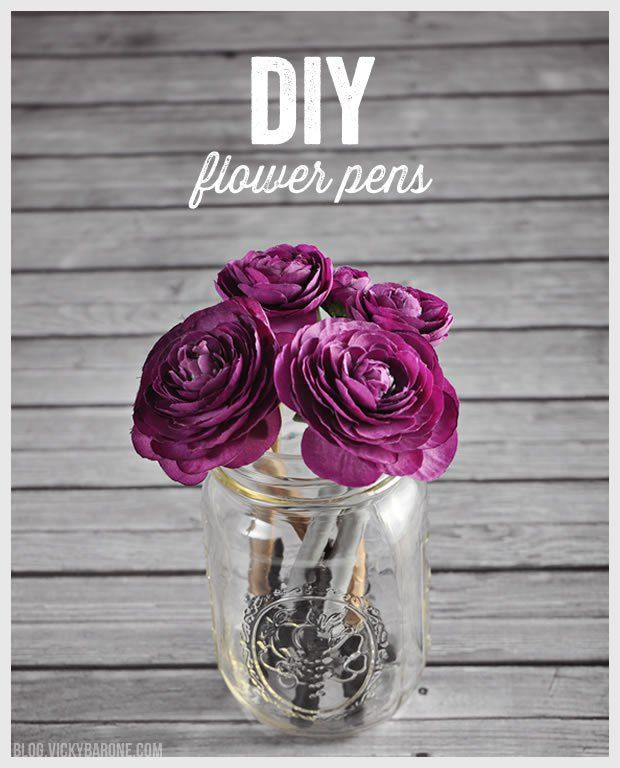 Best ideas about Flower Pens DIY
. Save or Pin DIY Flower Pens Now.