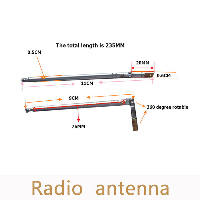 Best ideas about Fm Antenna DIY
. Save or Pin MP3 FM Radio Pull Rod Antenna Refit 360 degree adjustable Now.