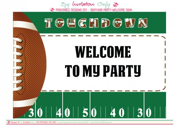 Best ideas about Football Birthday Invitations
. Save or Pin FREE Football Party Printables from By Invitation ly DIY Now.