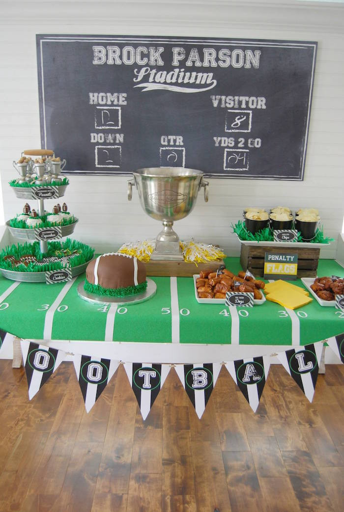 Best ideas about Football Birthday Party Ideas
. Save or Pin Kara s Party Ideas Football Frenzy Themed Birthday Party Now.