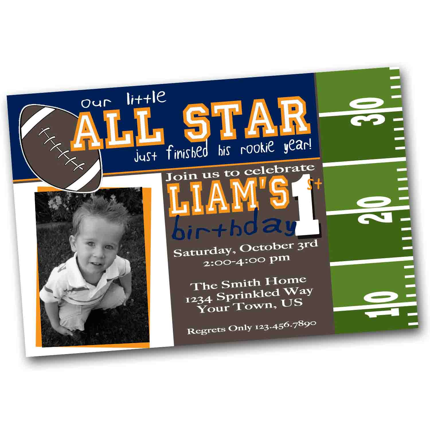 Best ideas about Football Birthday Party Invitations
. Save or Pin Items similar to Football Birthday Invitation Football Now.