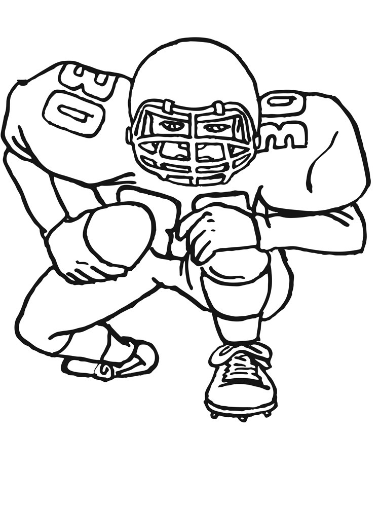 Best ideas about Football Coloring Sheets For Boys
. Save or Pin Football Player coloring pages Free Printable Football Now.