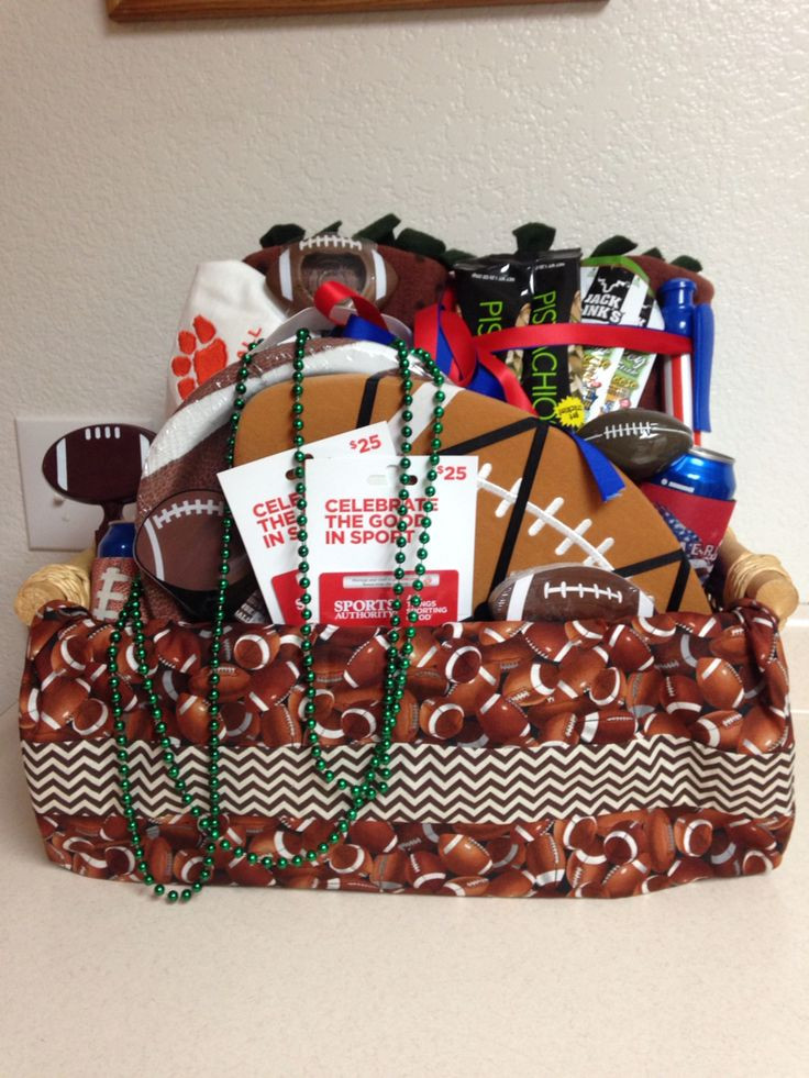 Best ideas about Football Gift Basket Ideas
. Save or Pin 17 Best ideas about Football Gift Baskets on Pinterest Now.