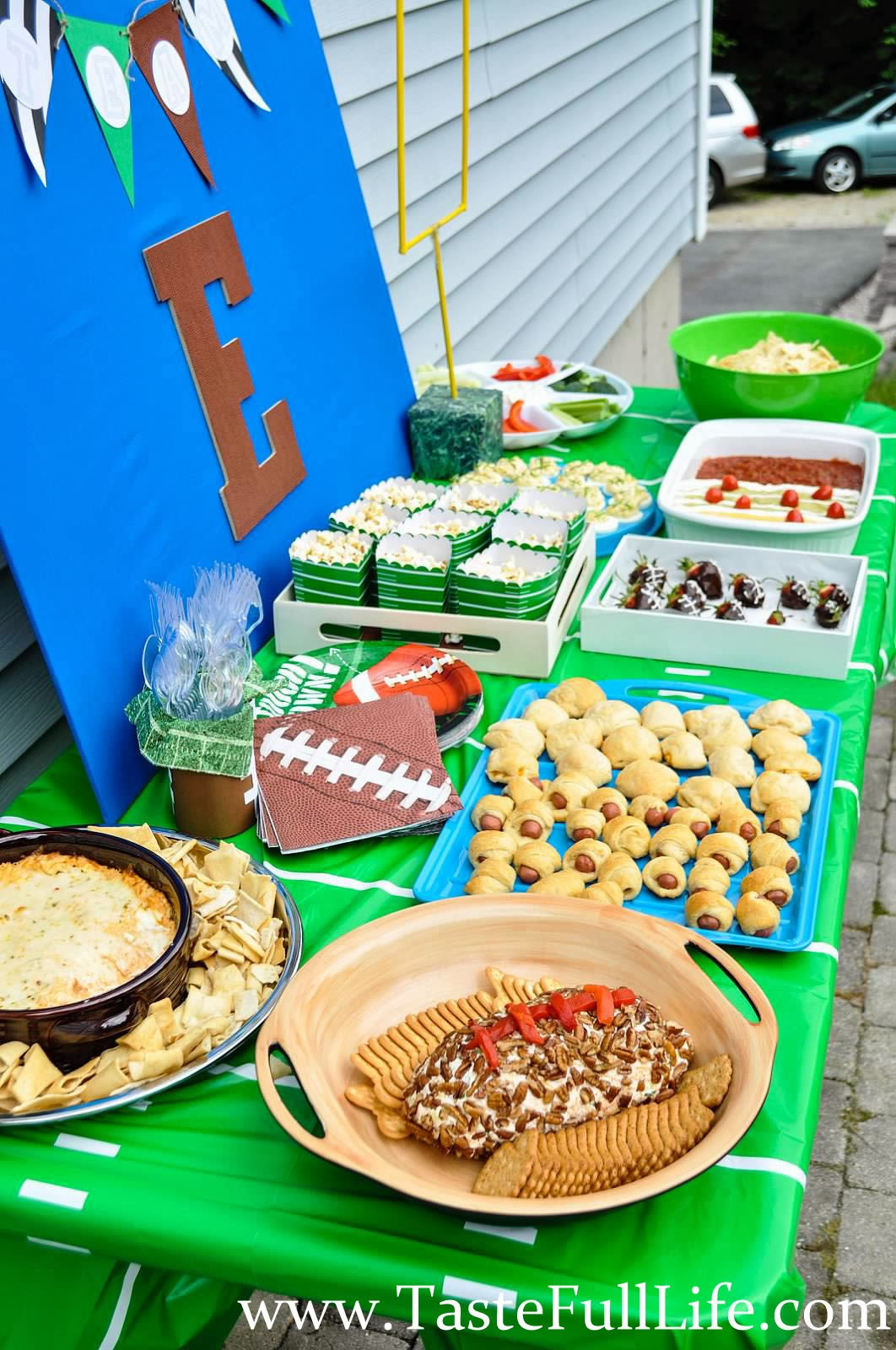Best ideas about Football Themed Birthday Party
. Save or Pin Taste Full E Fun Football Party Everyday Party Magazine Now.