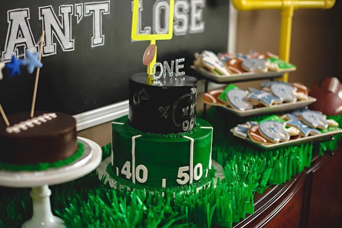 Best ideas about Football Themed Birthday Party
. Save or Pin Kara s Party Ideas Football 1st Birthday Party Now.