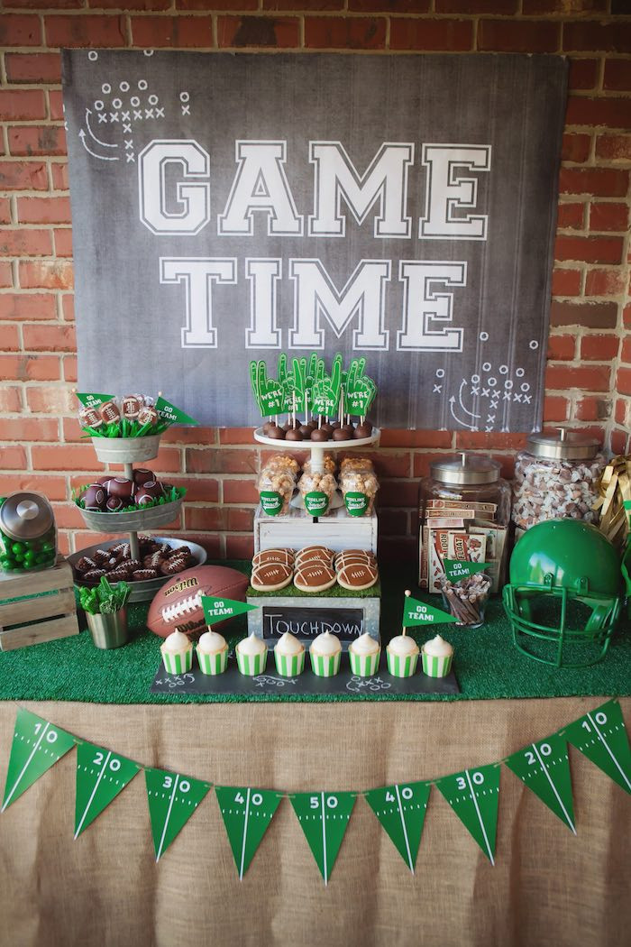 Best ideas about Football Themed Birthday Party
. Save or Pin Kara s Party Ideas Tailgate Football Birthday Party Now.