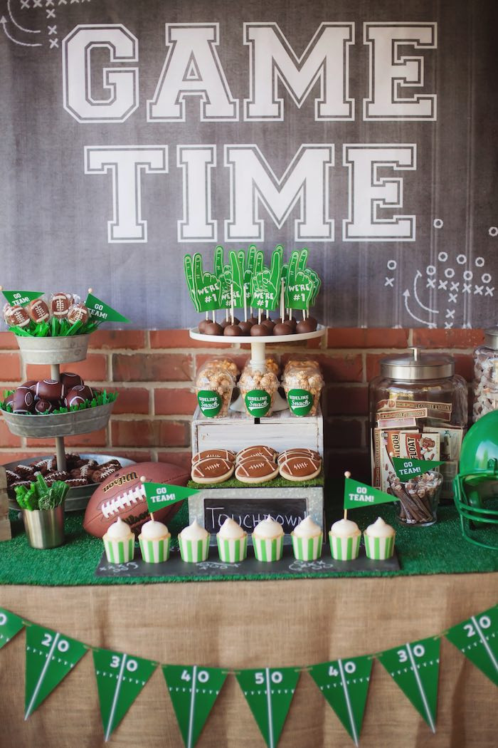 Best ideas about Football Themed Birthday Party
. Save or Pin Kara s Party Ideas Tailgate Football Birthday Party Now.